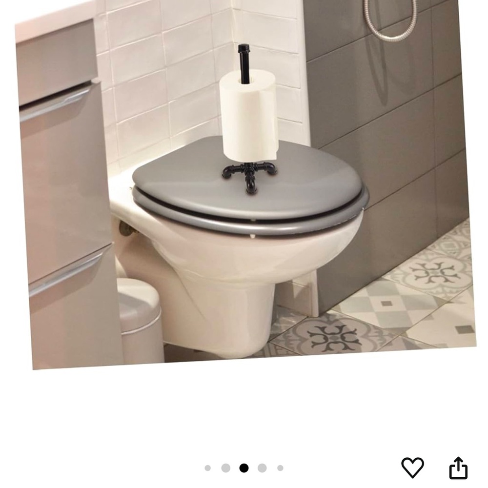 Paper towel / toilet paper holder farm house